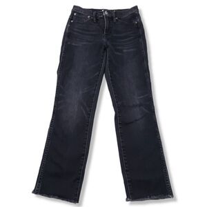 J.Crew Jeans Size 25 Women's J.Crew Denim Vintage Straight Jeans Stretch Raw Hem